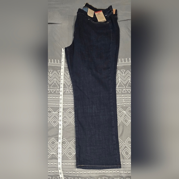 Levis Classic Straight Midrise Dark Wash Jeans Size 20W - Picture 3 of 8